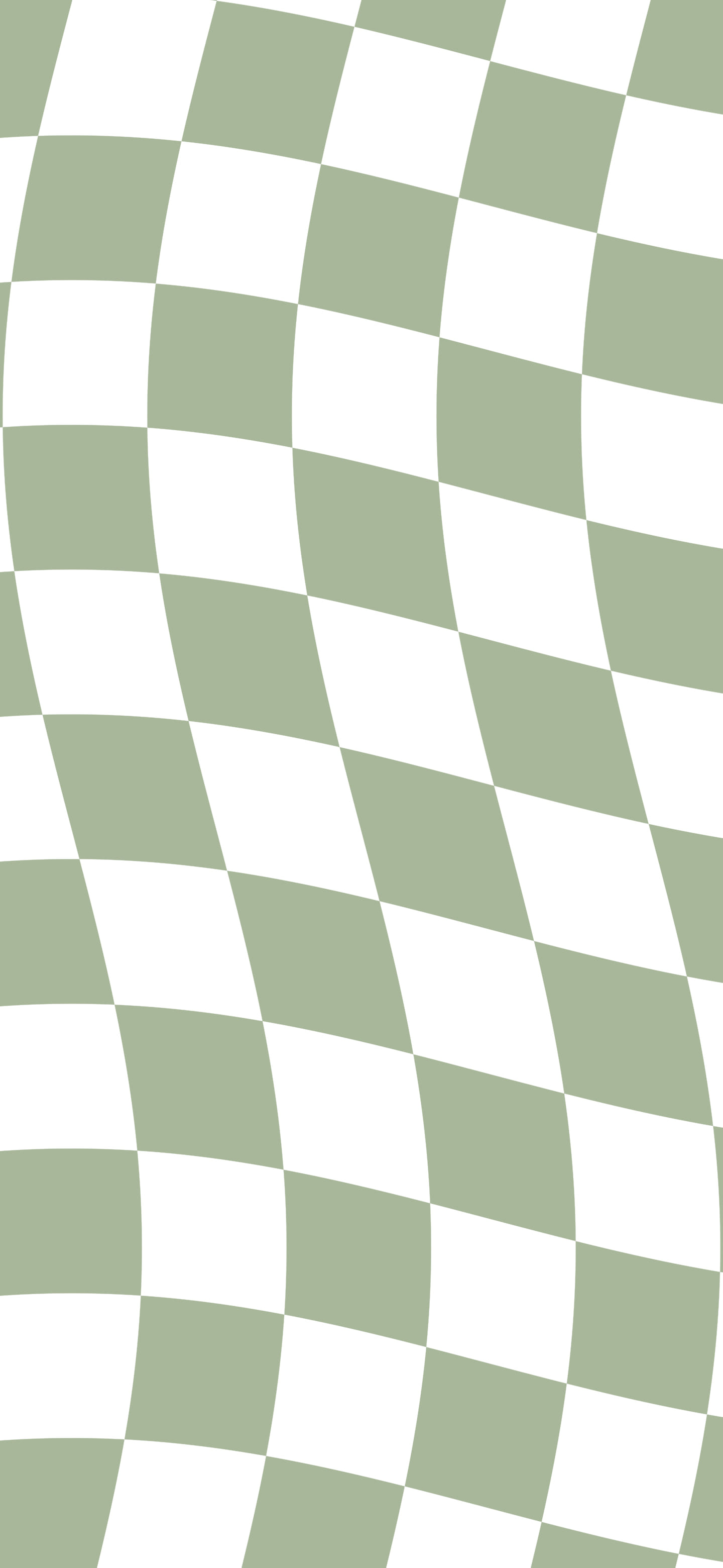 Sage Green Wavy Checkered wallpaper for iPhone and Android