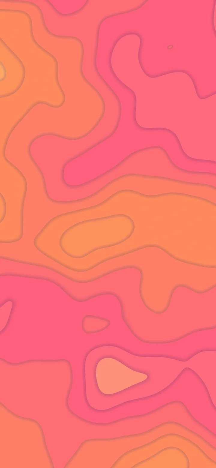 Sunset Layered Topographic wallpaper for iPhone and Android