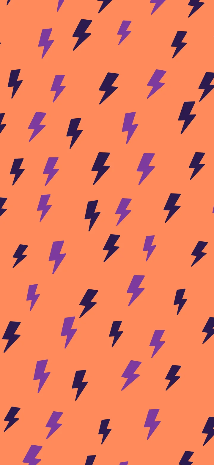 Sunset Lightning Bolt Pattern wallpaper for iPhone and Android