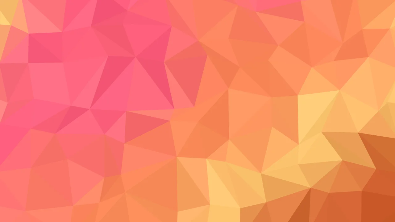 Sunset Low Poly desktop wallpaper in 4K