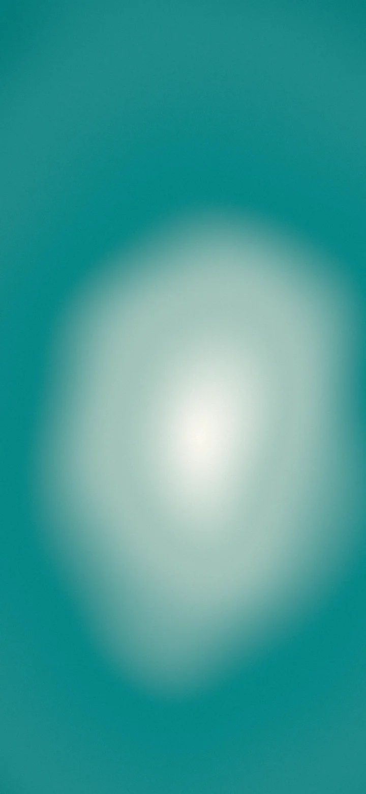 Teal and Cream Aura Gradient wallpaper for iPhone and Android