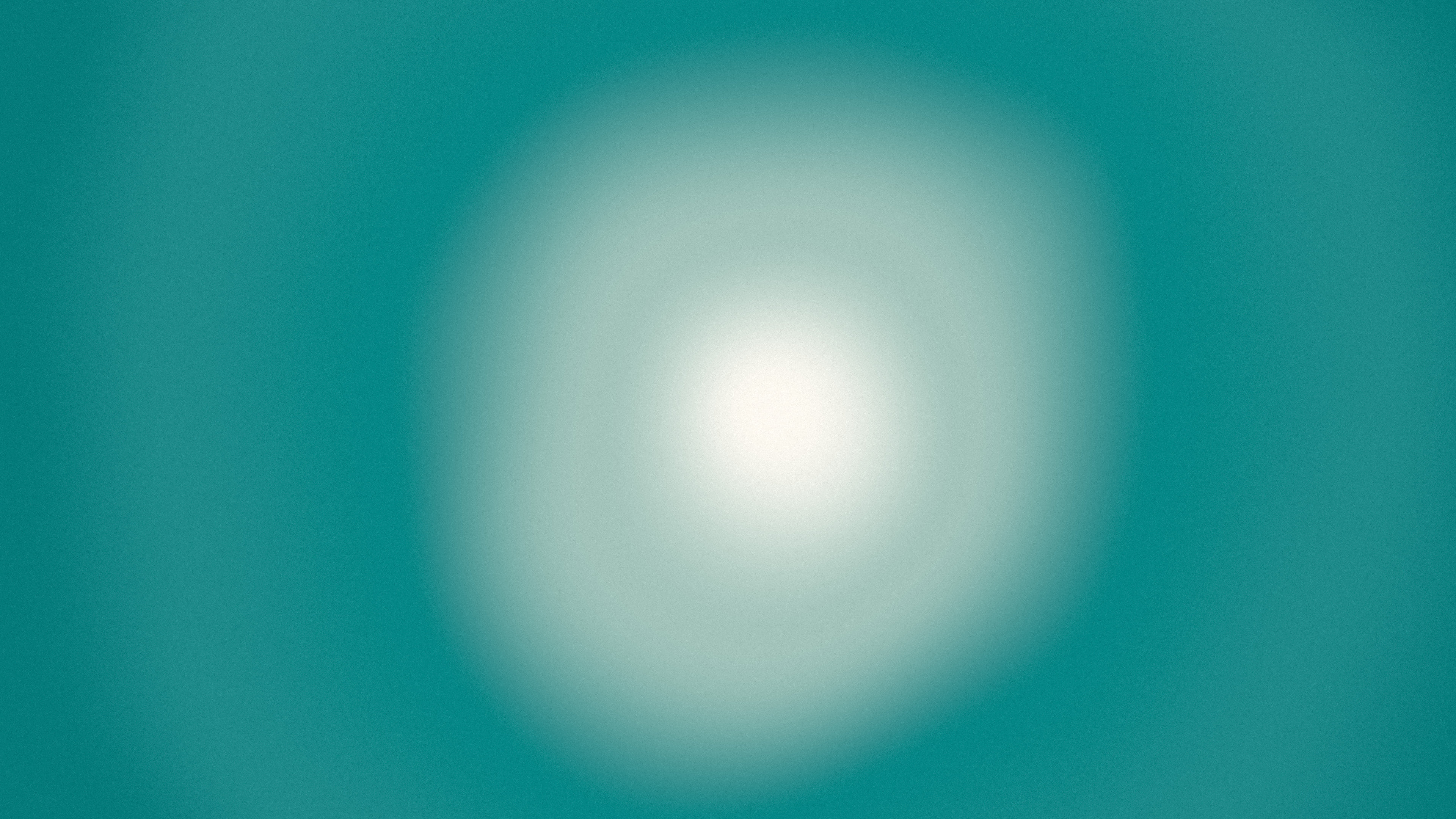 Teal and Cream Aura Gradient desktop wallpaper in 4K