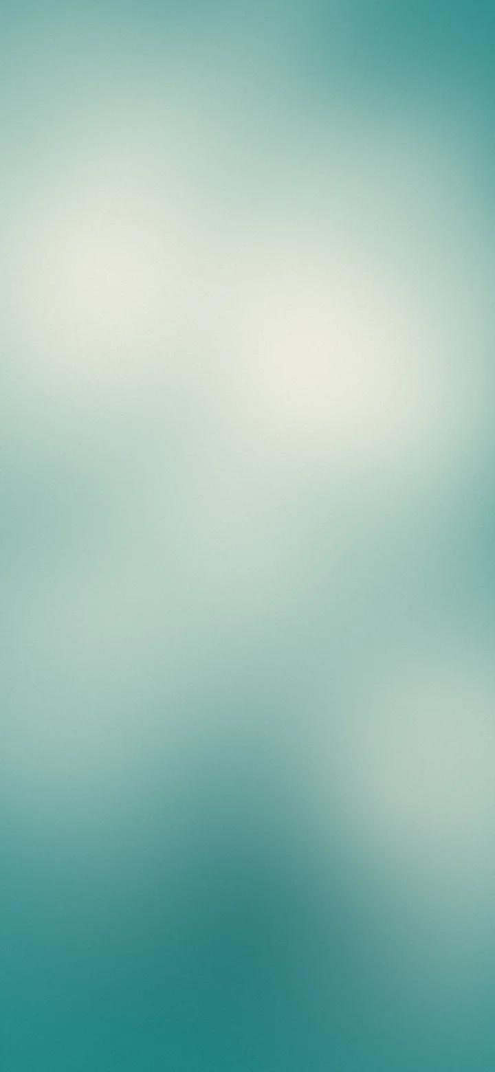 Teal and Cream Dreamy Aura Gradient wallpaper for iPhone and Android