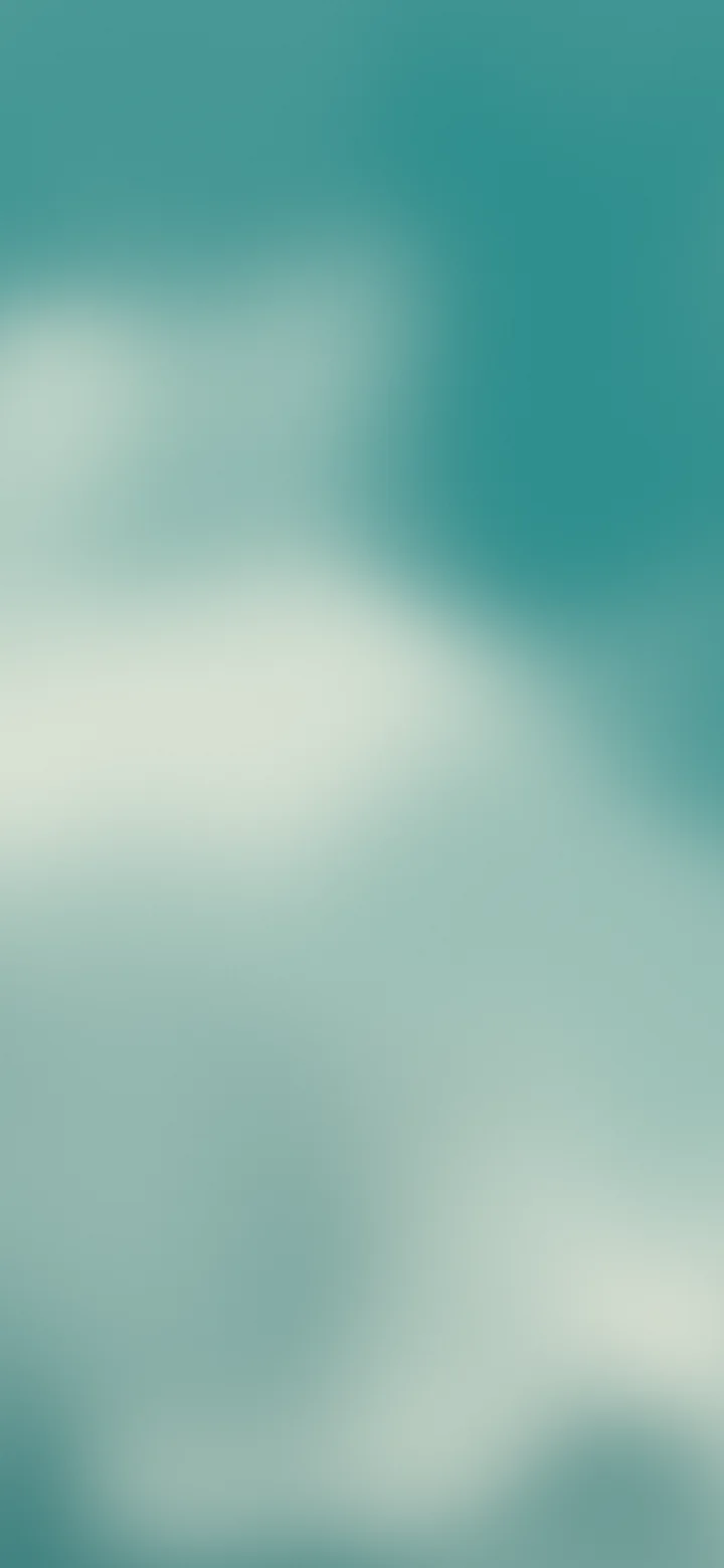 Teal and Cream Mesh Gradient wallpaper for iPhone and Android