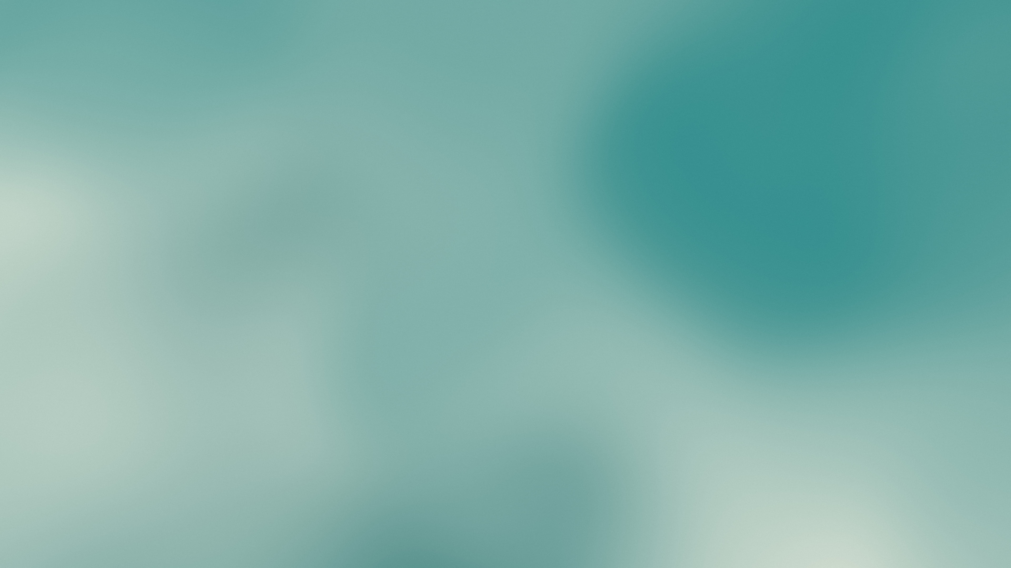 Teal and Cream Mesh Gradient desktop wallpaper in 4K