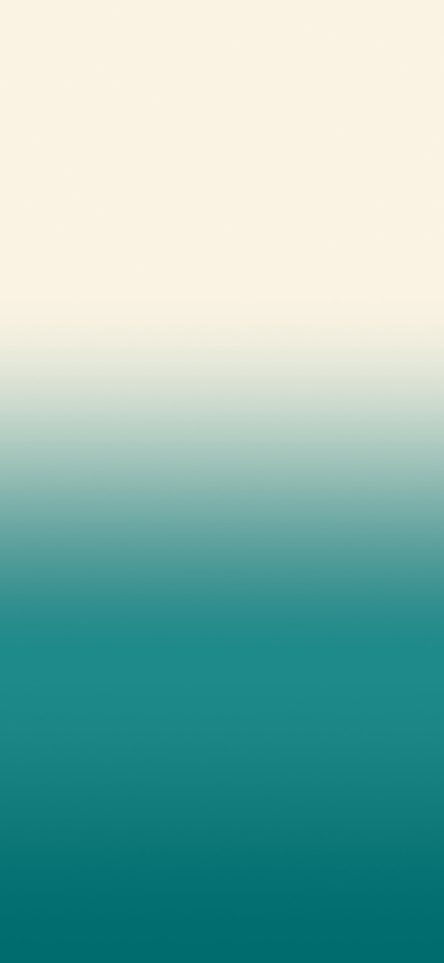 Teal and Cream Ombre Gradient wallpaper for iPhone and Android