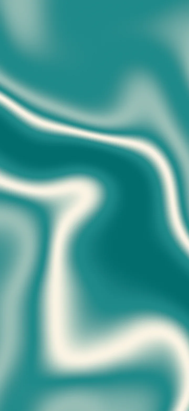 Teal and Cream Silky Gradient wallpaper for iPhone and Android