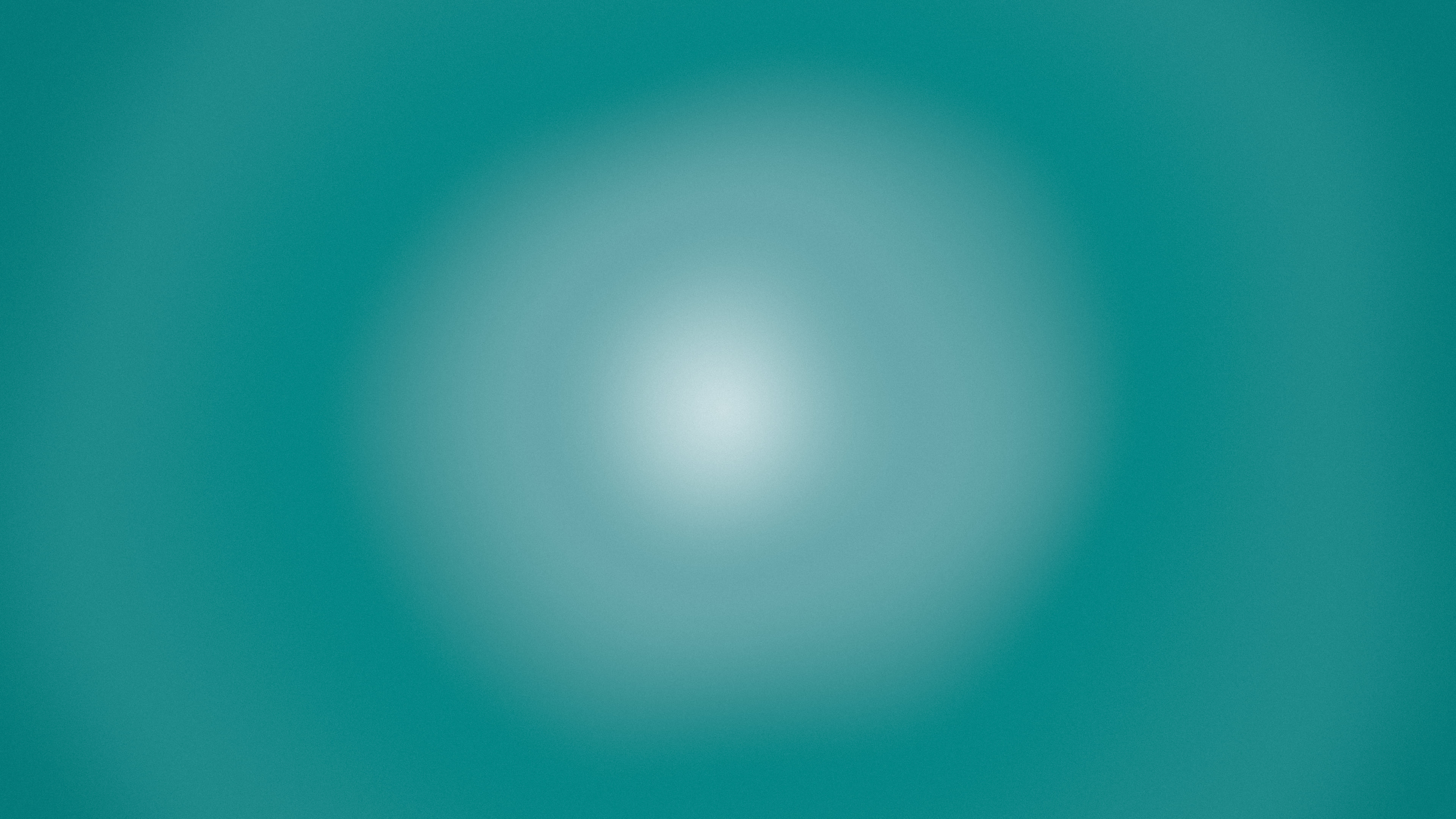 Teal Aura Gradient desktop wallpaper in 4K