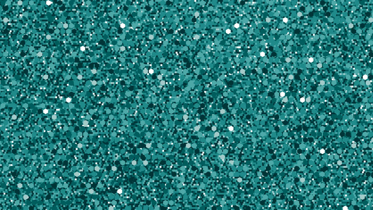 Teal Chunky Glitter desktop wallpaper in 4K