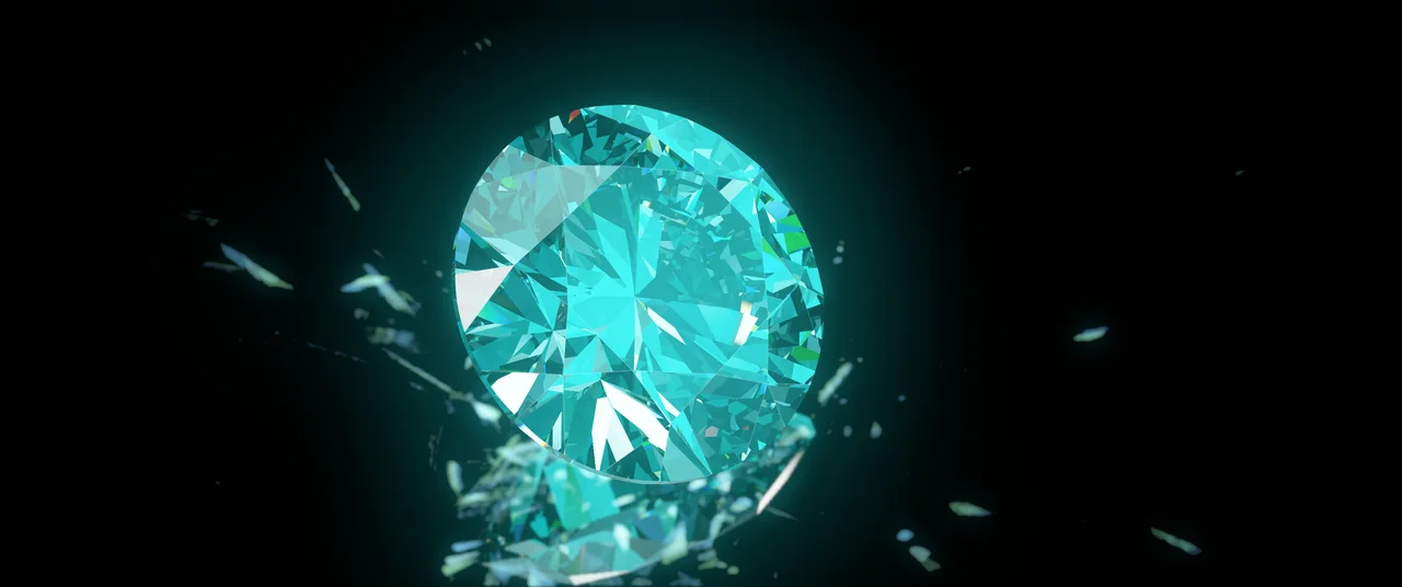 Teal Diamond ultrawide wallpaper, 3440 × 1440