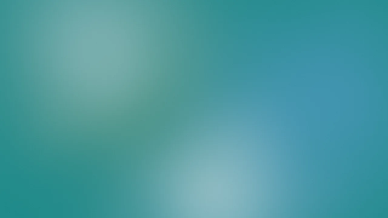 Teal Dreamy Aura Gradient desktop wallpaper in 4K