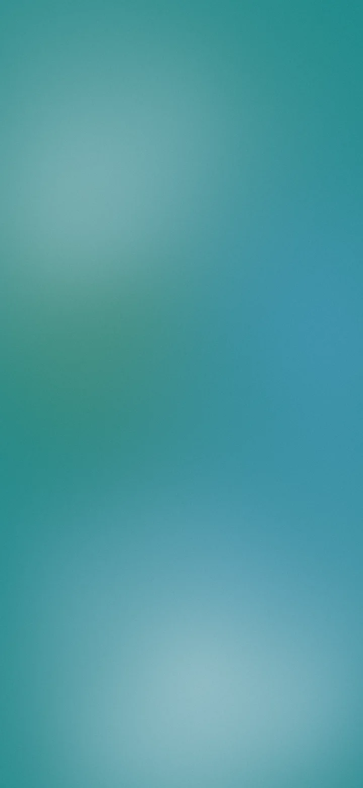 Teal Dreamy Aura Gradient wallpaper for iPhone and Android