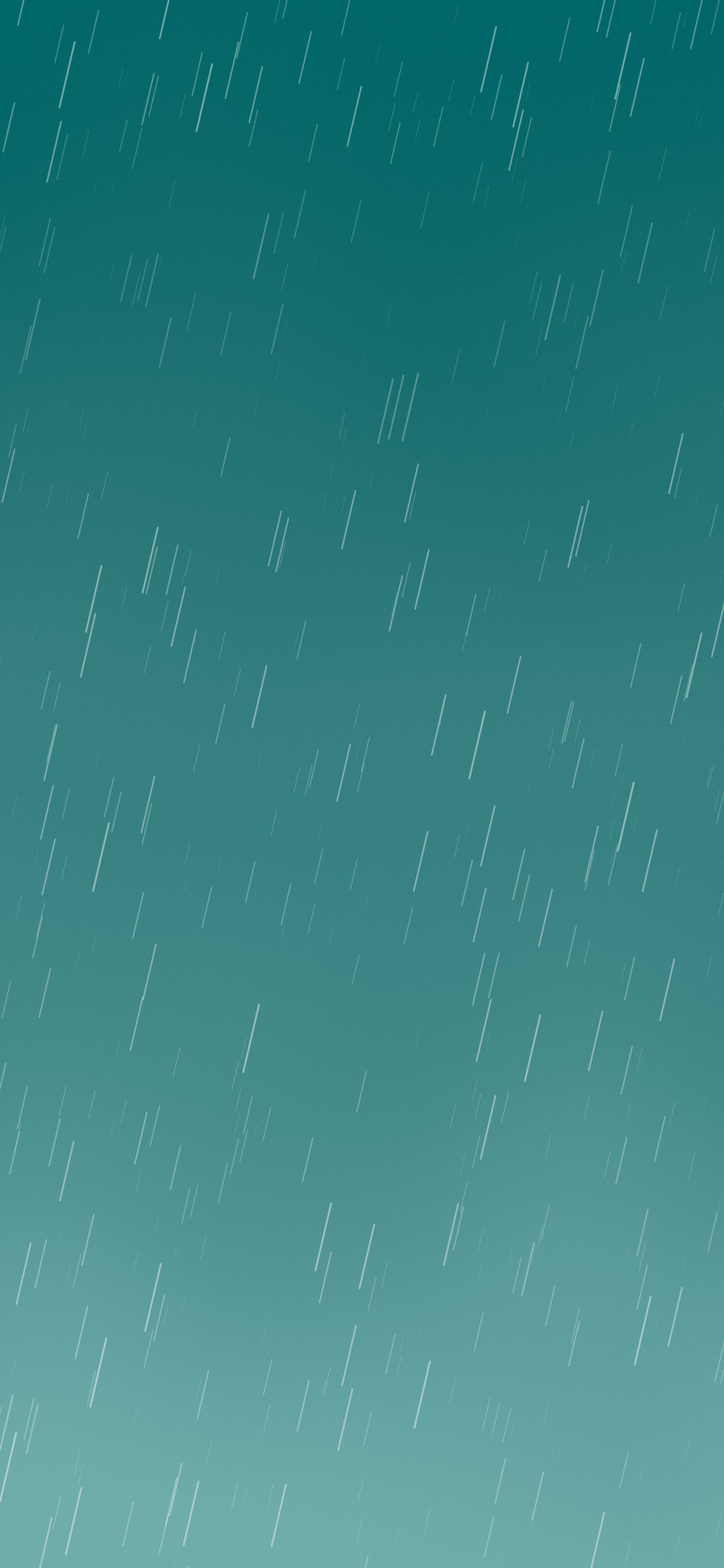 Teal Falling Rain wallpaper for iPhone and Android