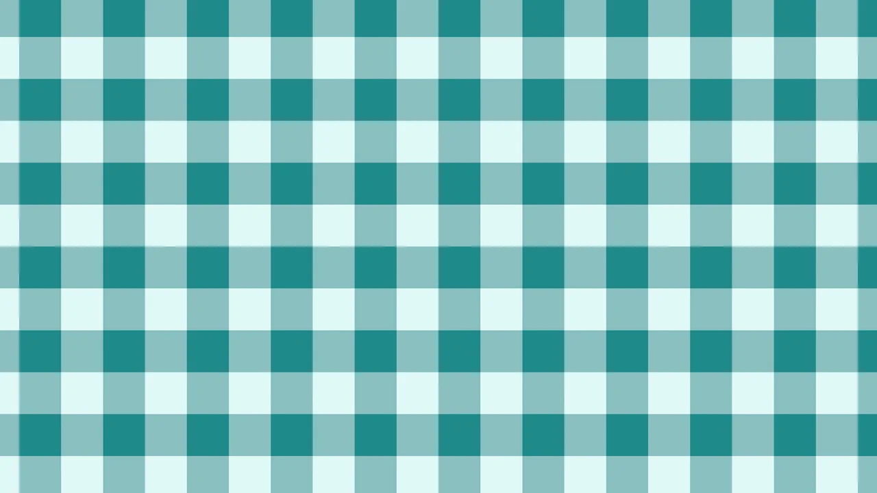 Teal Gingham desktop wallpaper in 4K