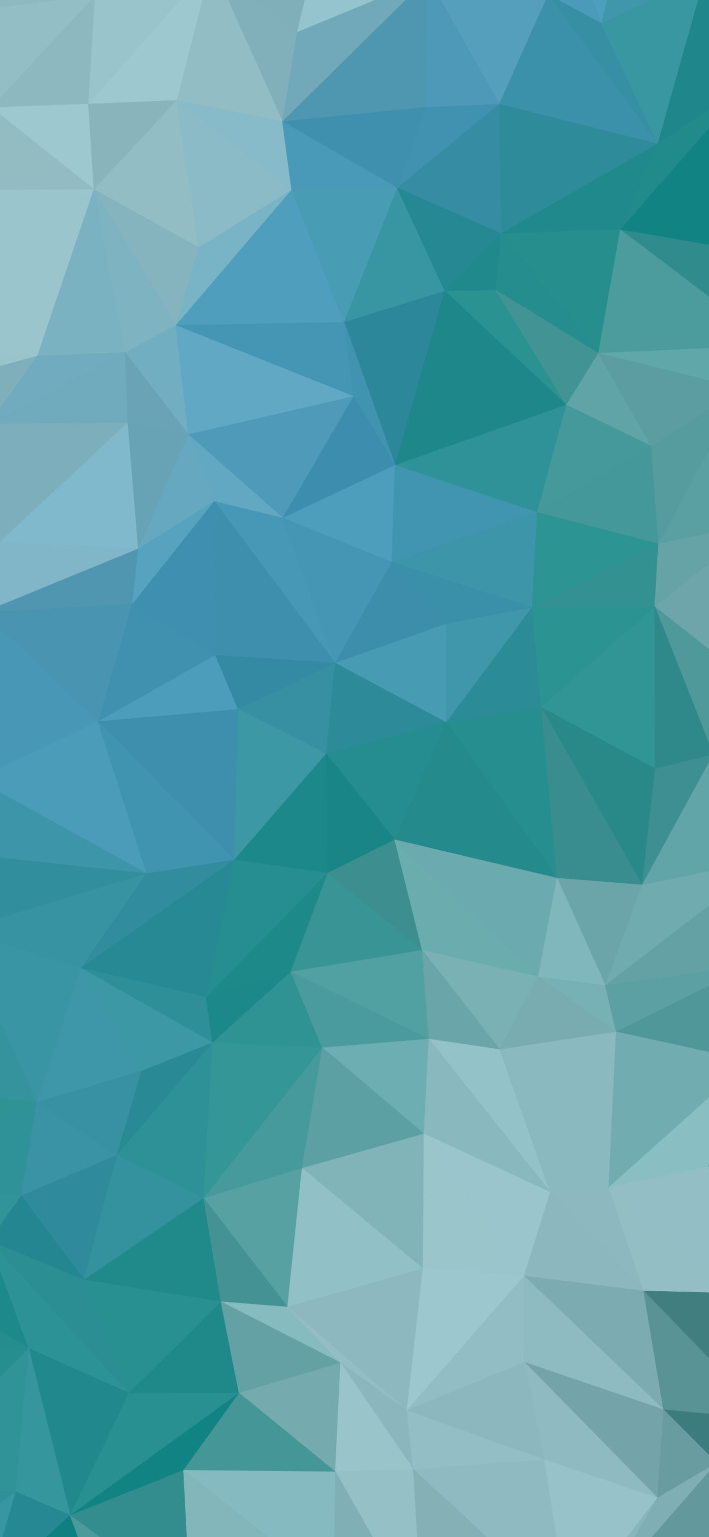 Teal Low Poly wallpaper for iPhone and Android