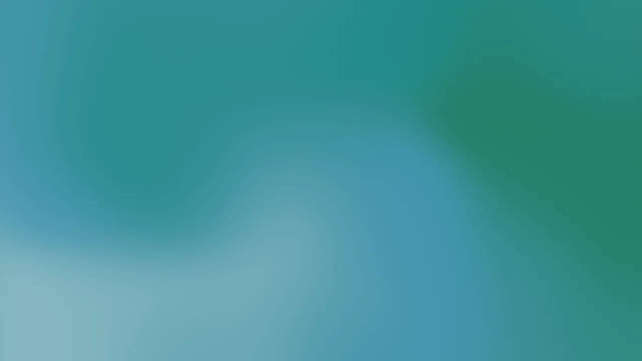 Teal Mesh Gradient desktop wallpaper in 4K