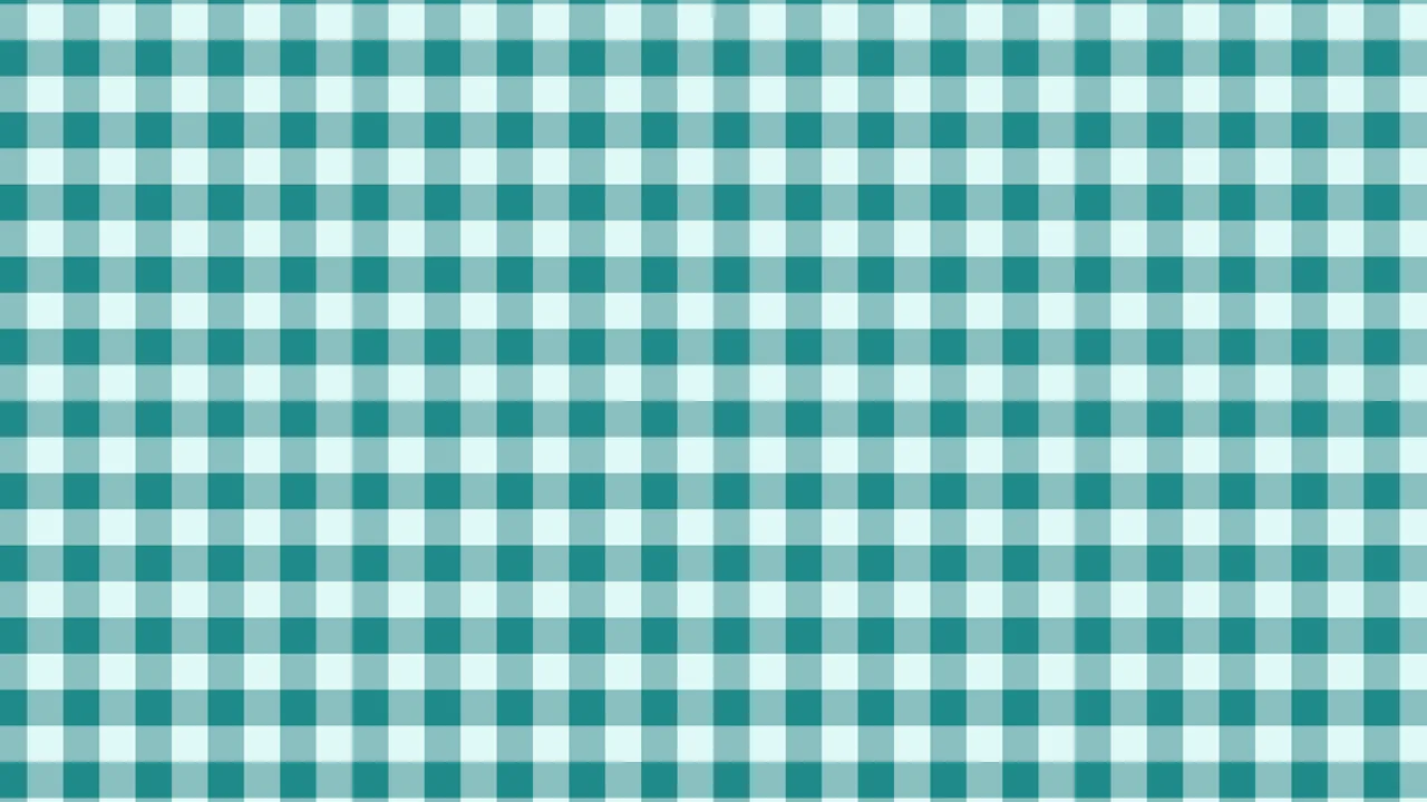 Teal Mini Gingham desktop wallpaper in 4K