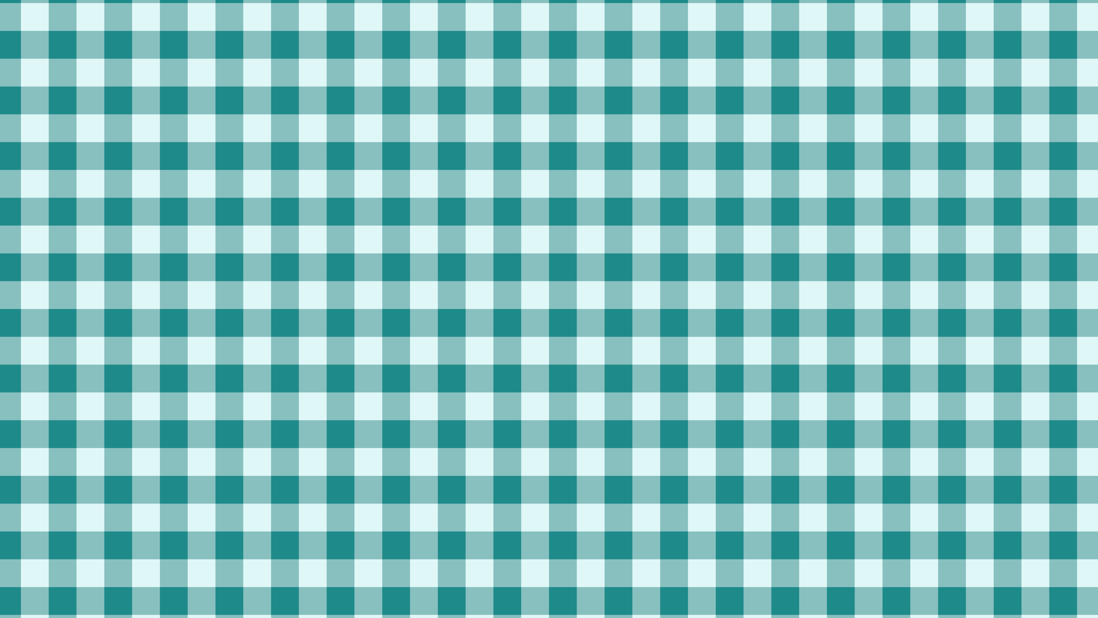 Teal Mini Gingham desktop wallpaper in 4K