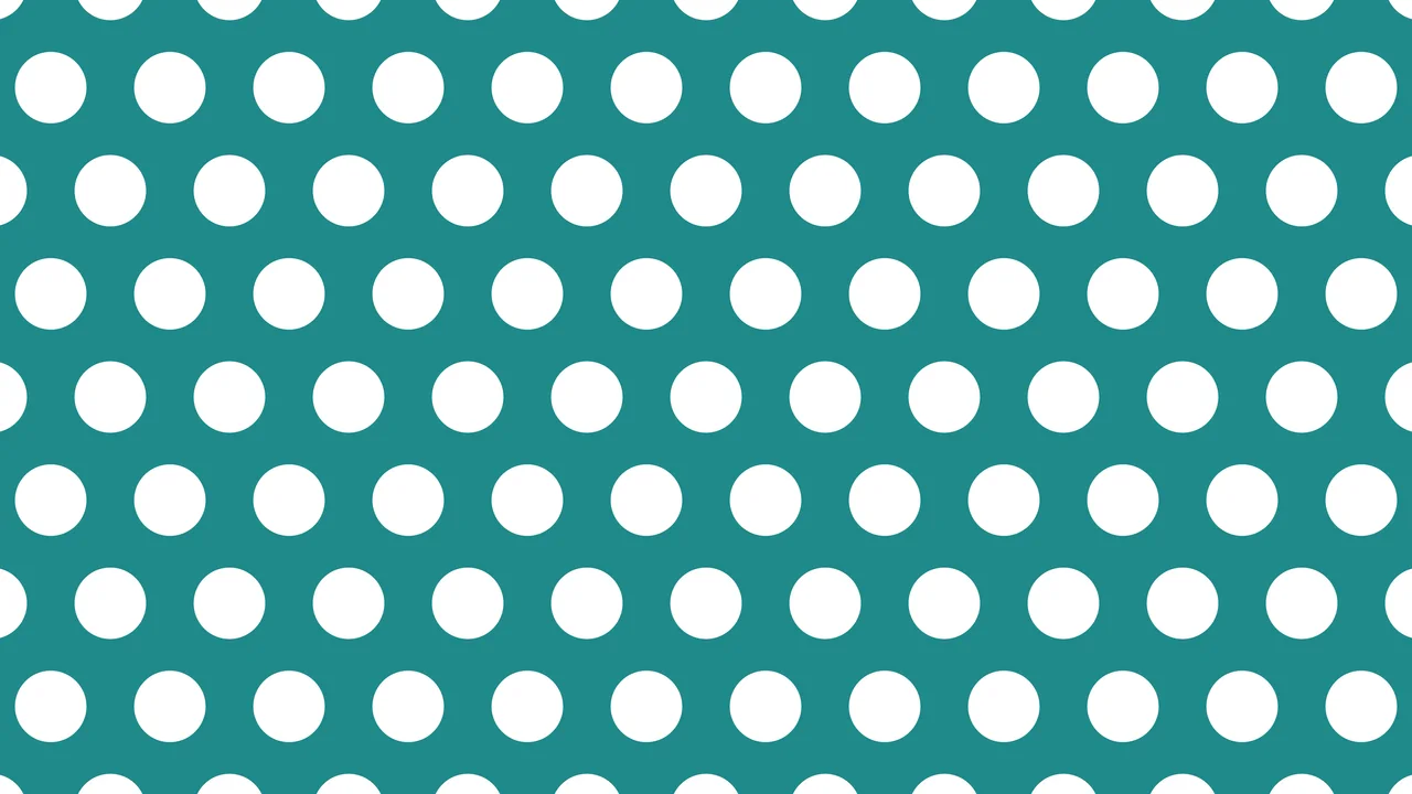 Teal Polka Dot desktop wallpaper in 4K