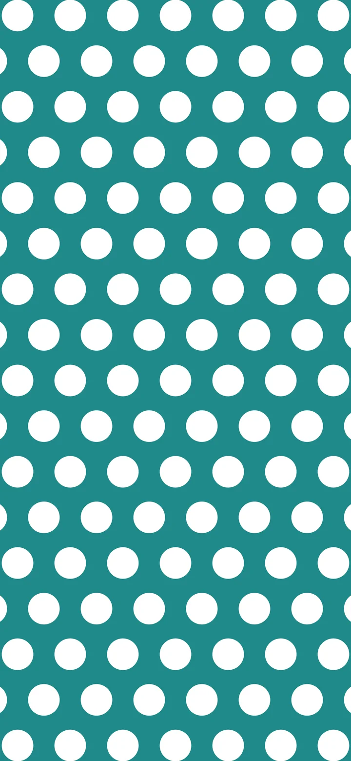 Teal Polka Dot wallpaper for iPhone and Android