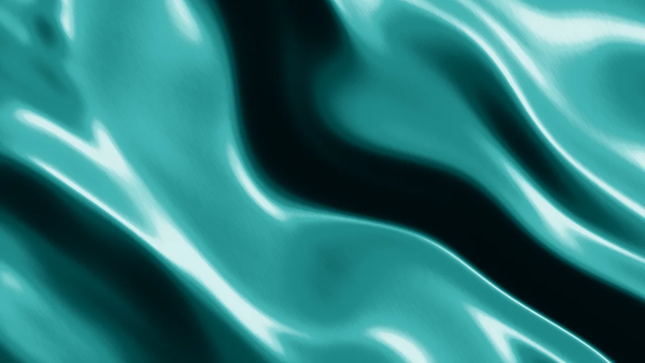 Teal Silk Satin desktop wallpaper in 4K