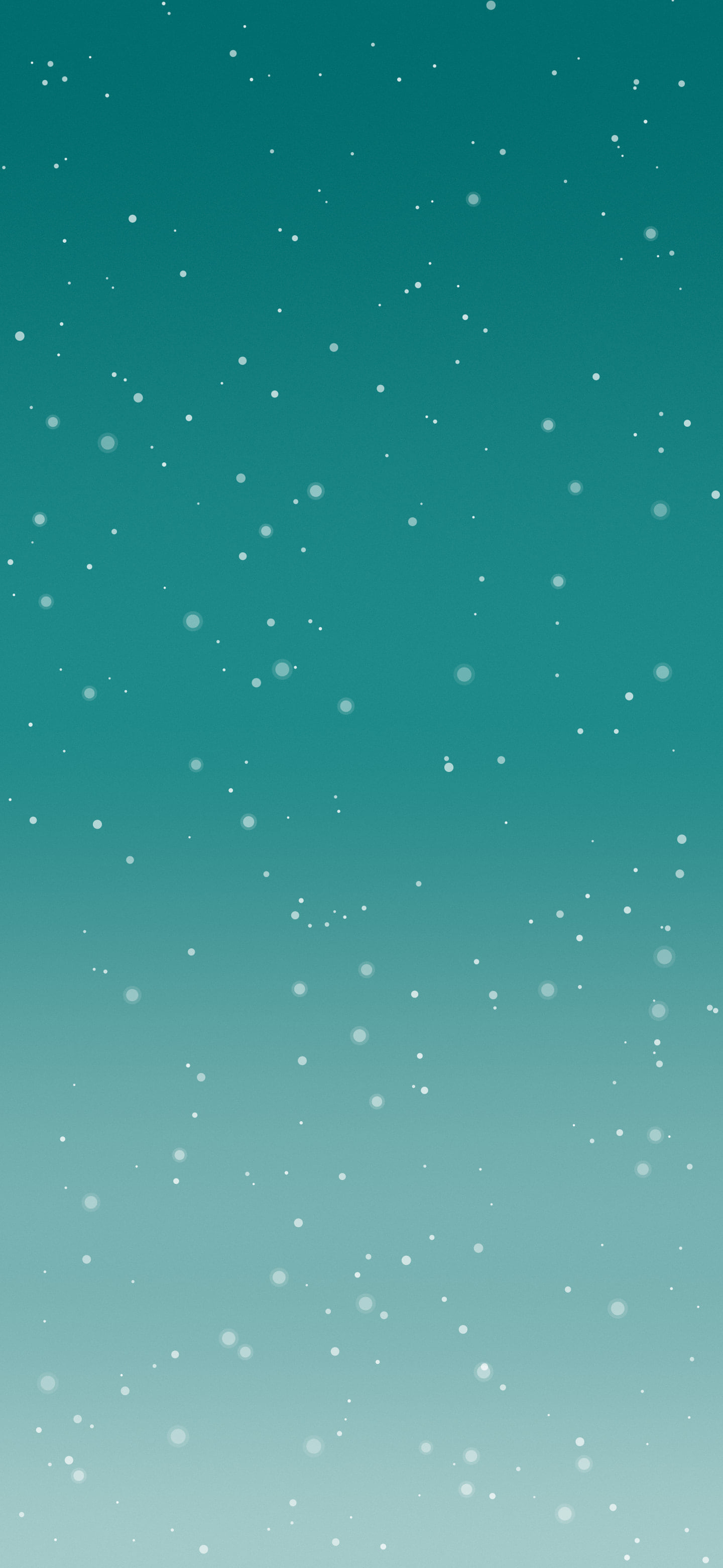 Teal Snowfall wallpaper for iPhone and Android