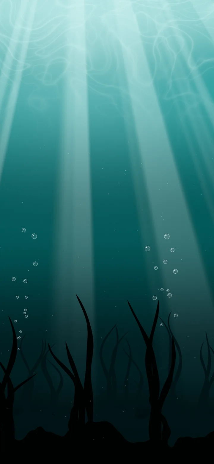 Teal Underwater wallpaper for iPhone and Android