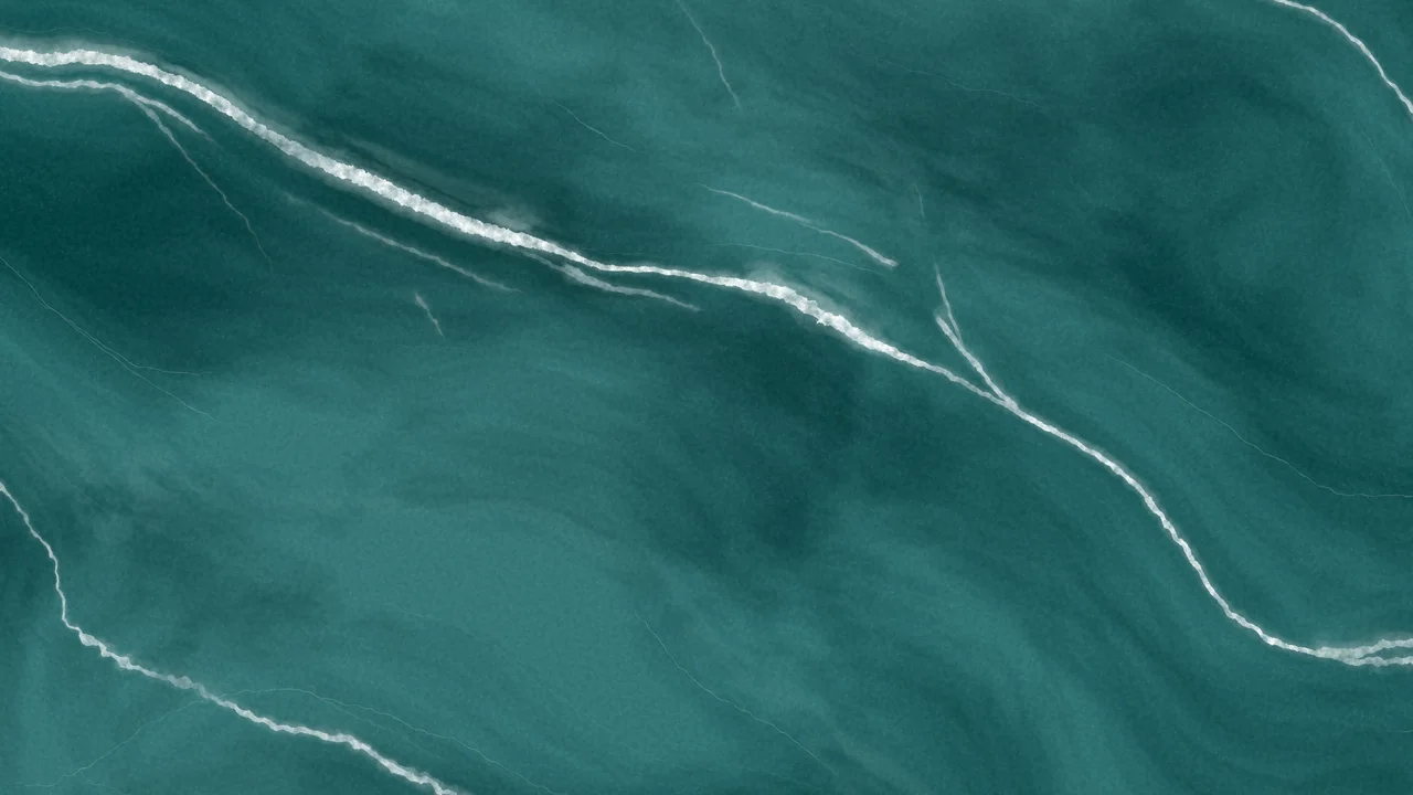 Teal Veined Marble desktop wallpaper in 4K