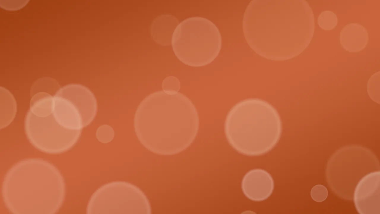 Terracotta Bokeh Lights desktop wallpaper in 4K