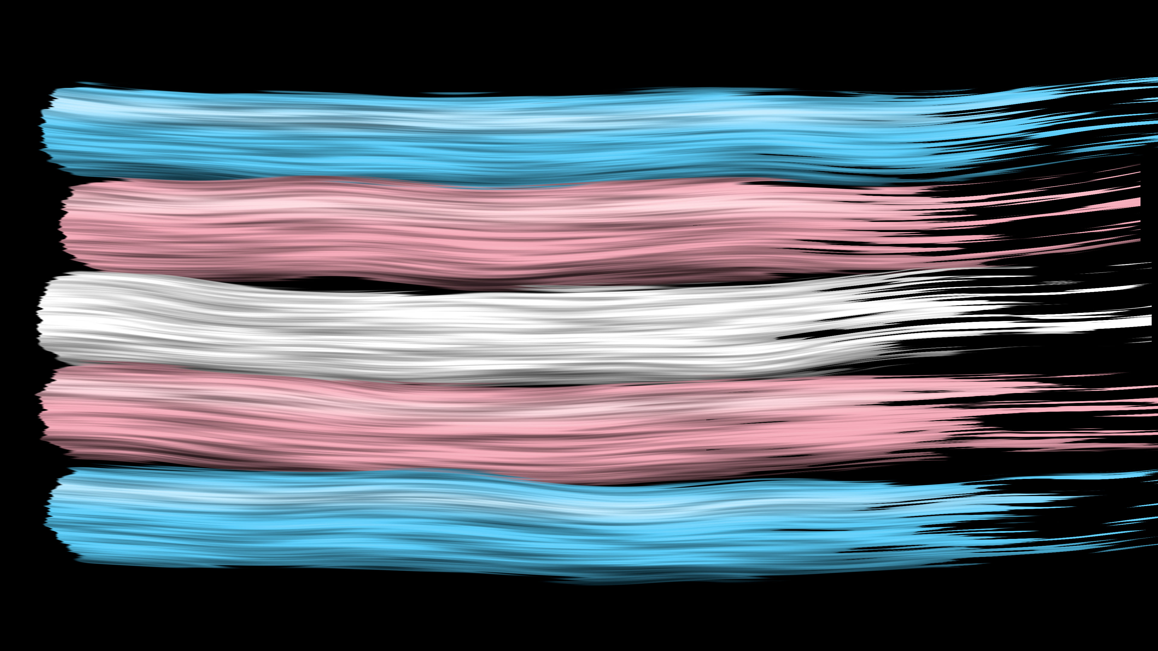 Trans Painted Pride Flag desktop wallpaper in 4K
