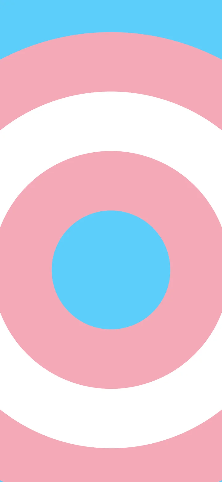 Trans Pride Rings wallpaper for iPhone and Android