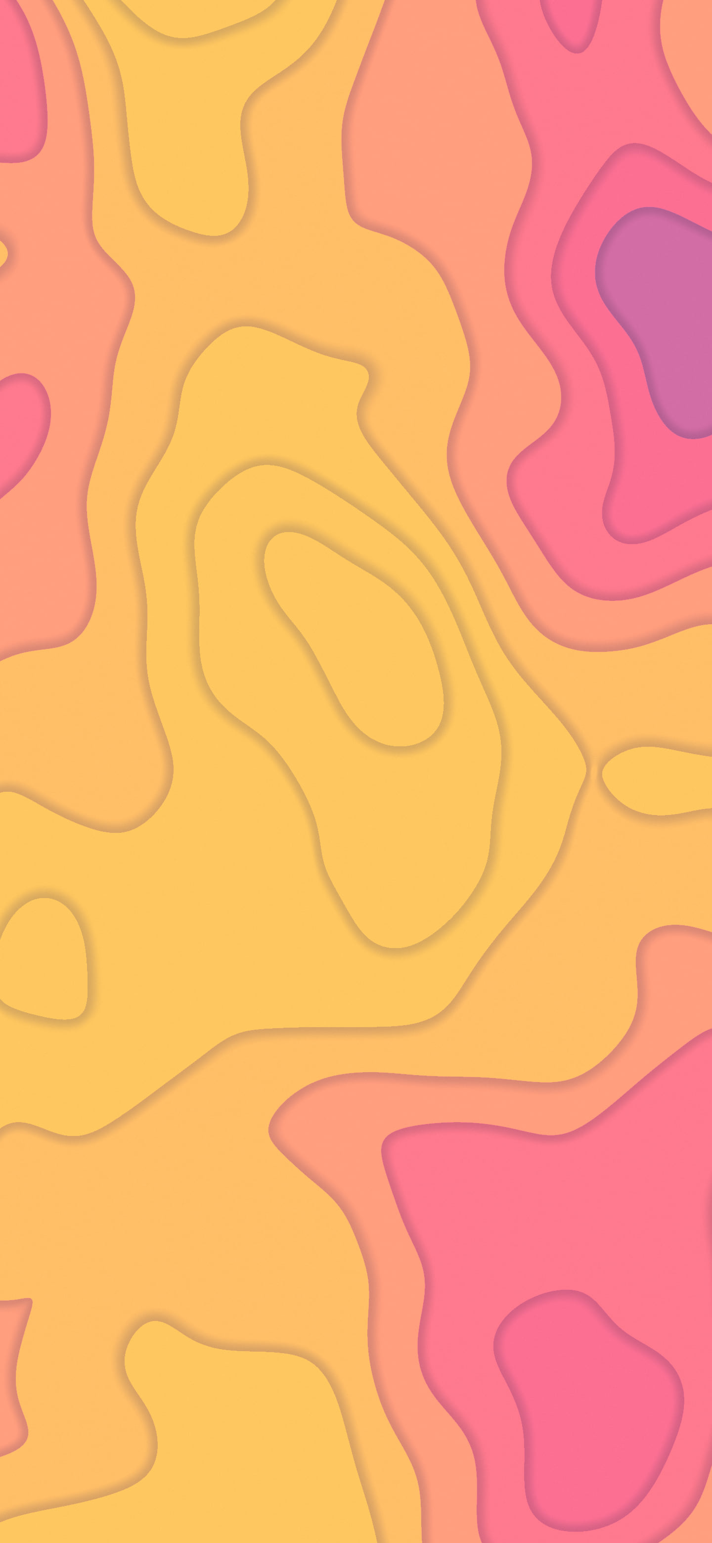Tropical Layered Topographic wallpaper for iPhone and Android