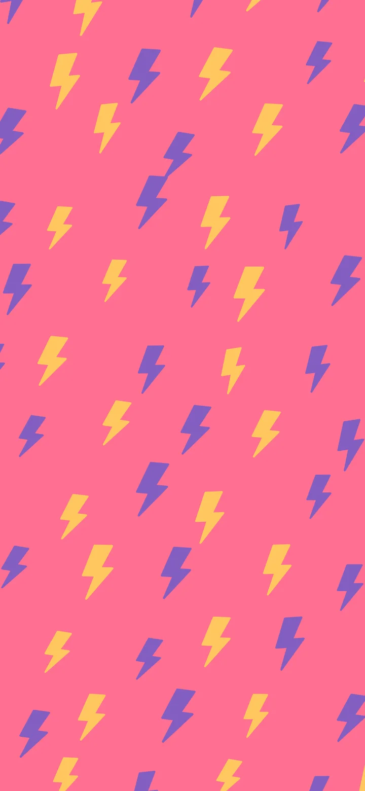 Tropical Lightning Bolt Pattern wallpaper for iPhone and Android