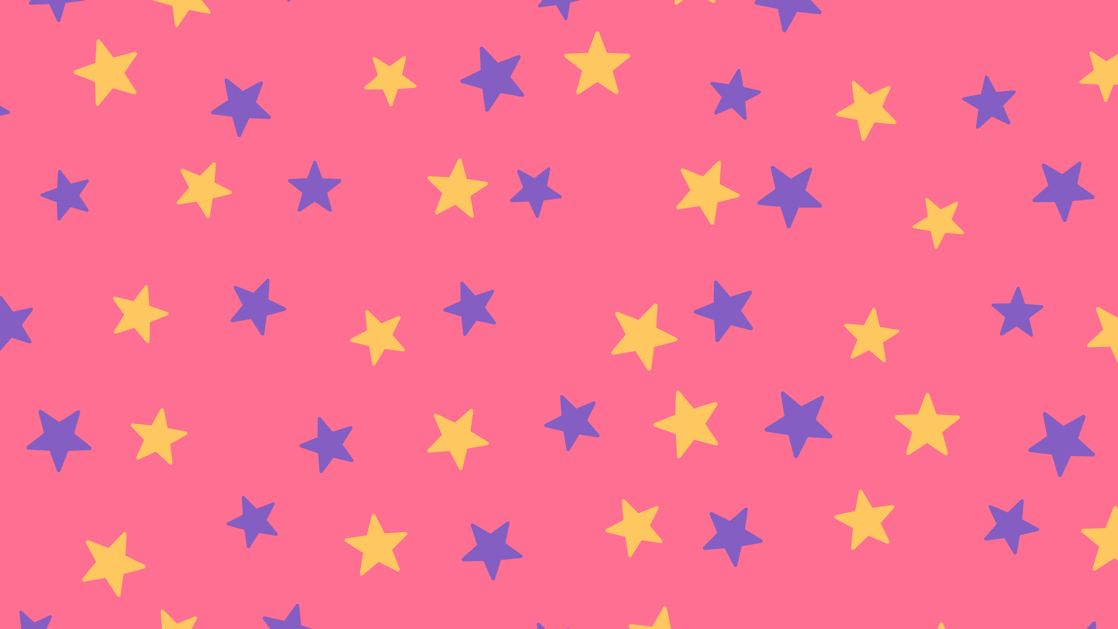 Tropical Star Pattern desktop wallpaper in 4K