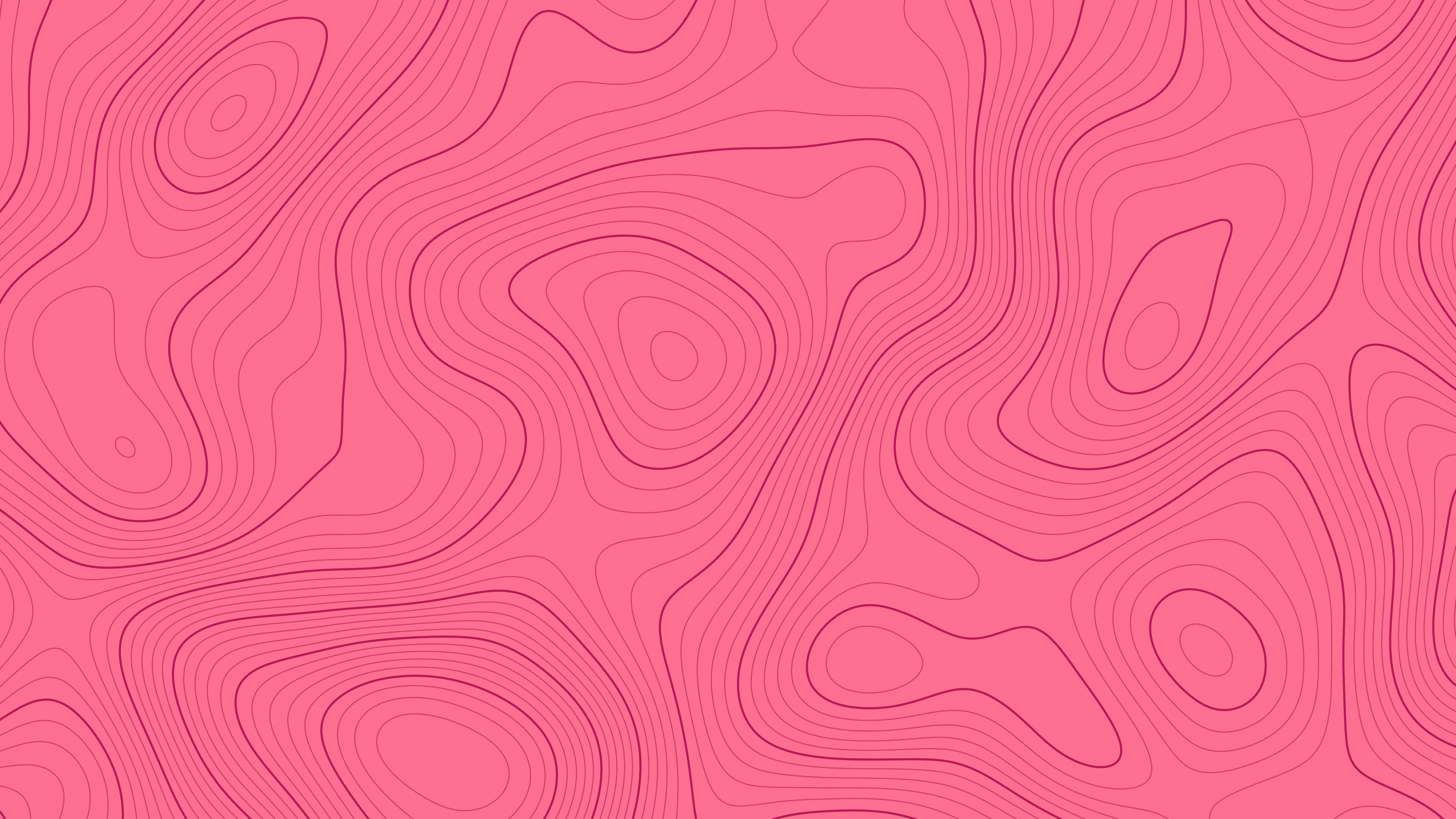 Tropical Topographic Line desktop wallpaper in 4K