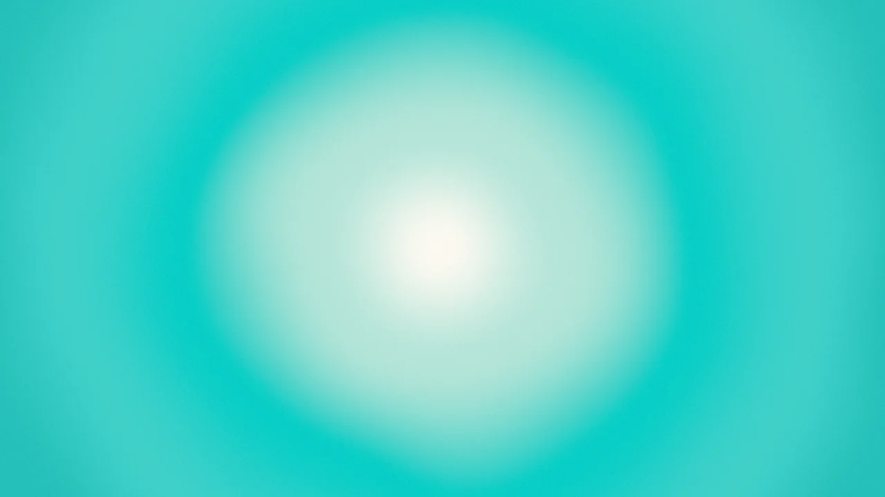 Turquoise and Cream Aura Gradient desktop wallpaper in 4K