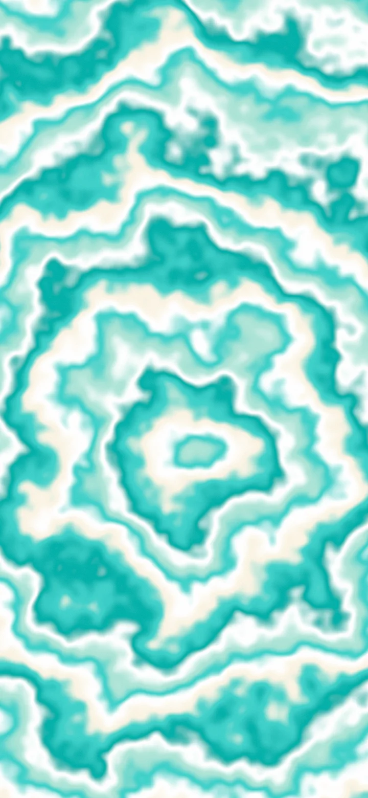 Turquoise and Cream Bullseye Tie Dye wallpaper for iPhone and Android