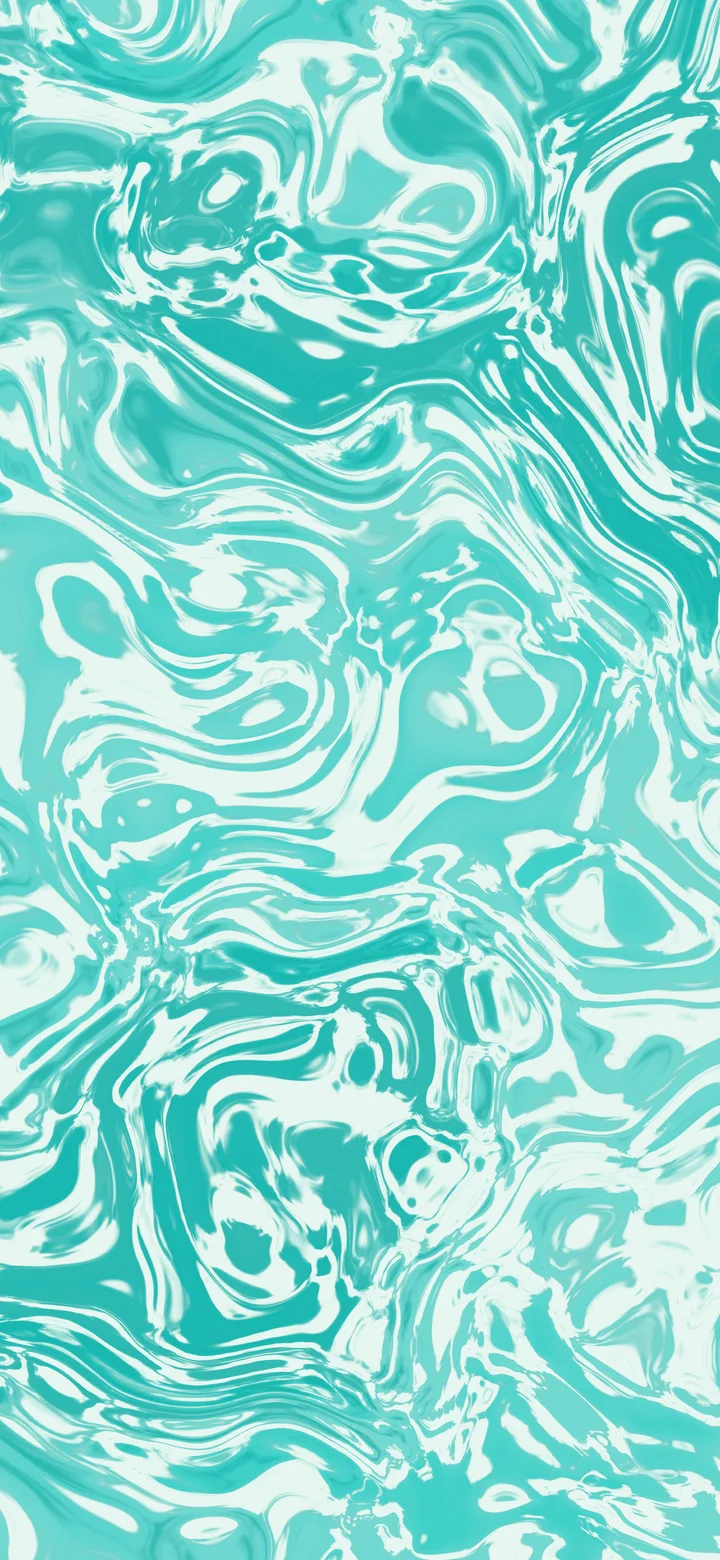 Turquoise and Cream Liquid Marble wallpaper for iPhone and Android