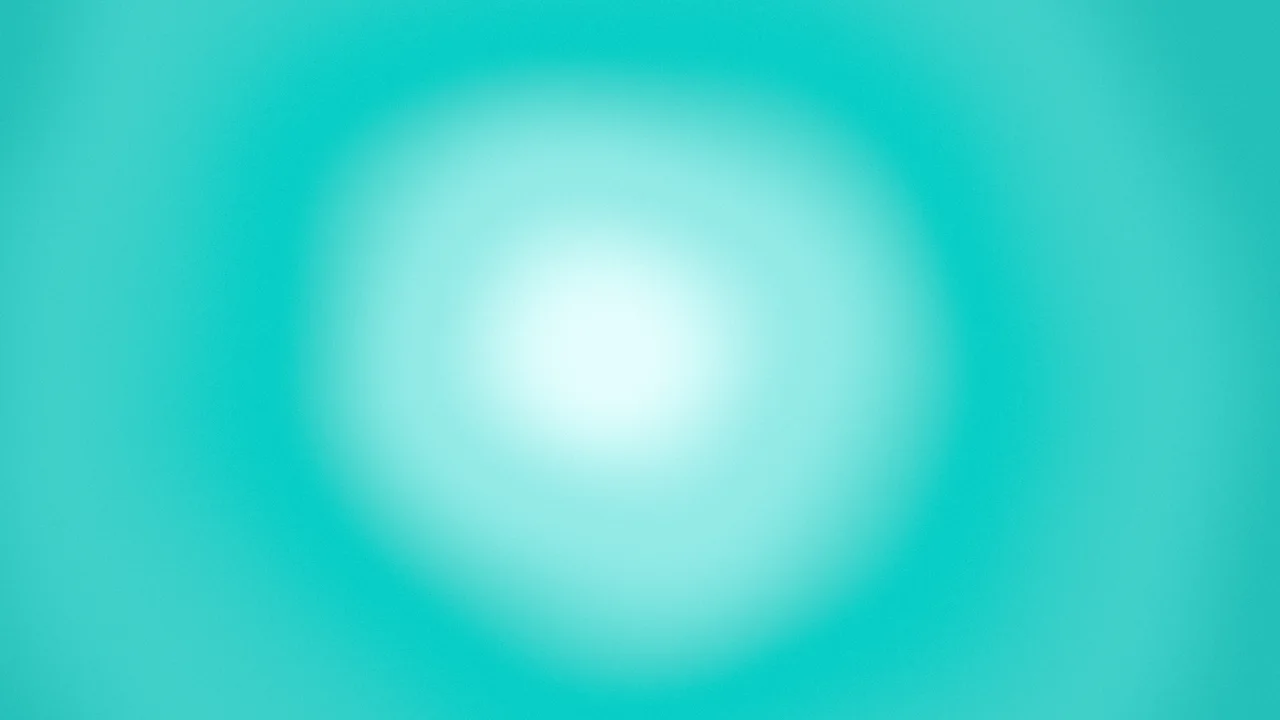 Turquoise Aura Gradient desktop wallpaper in 4K