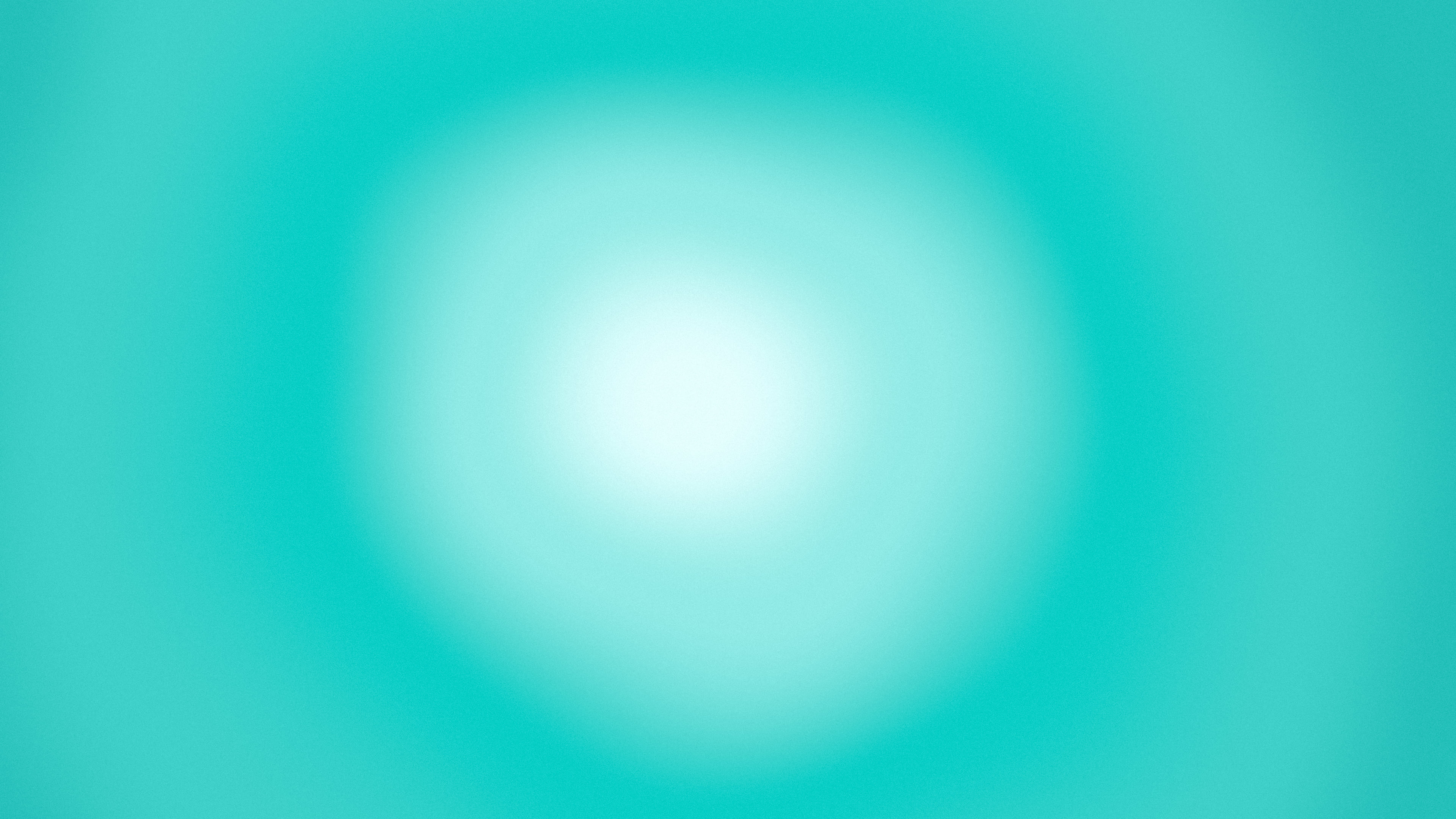 Turquoise Aura Gradient desktop wallpaper in 4K