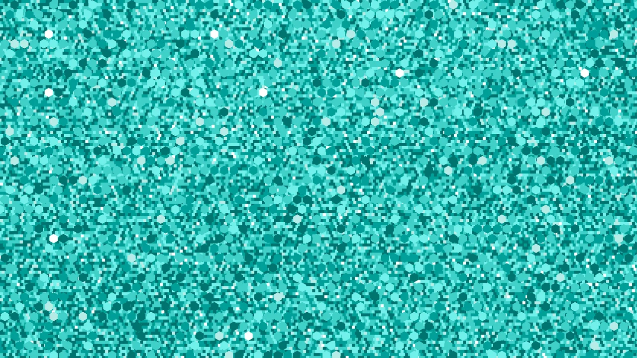 Turquoise Chunky Glitter desktop wallpaper in 4K