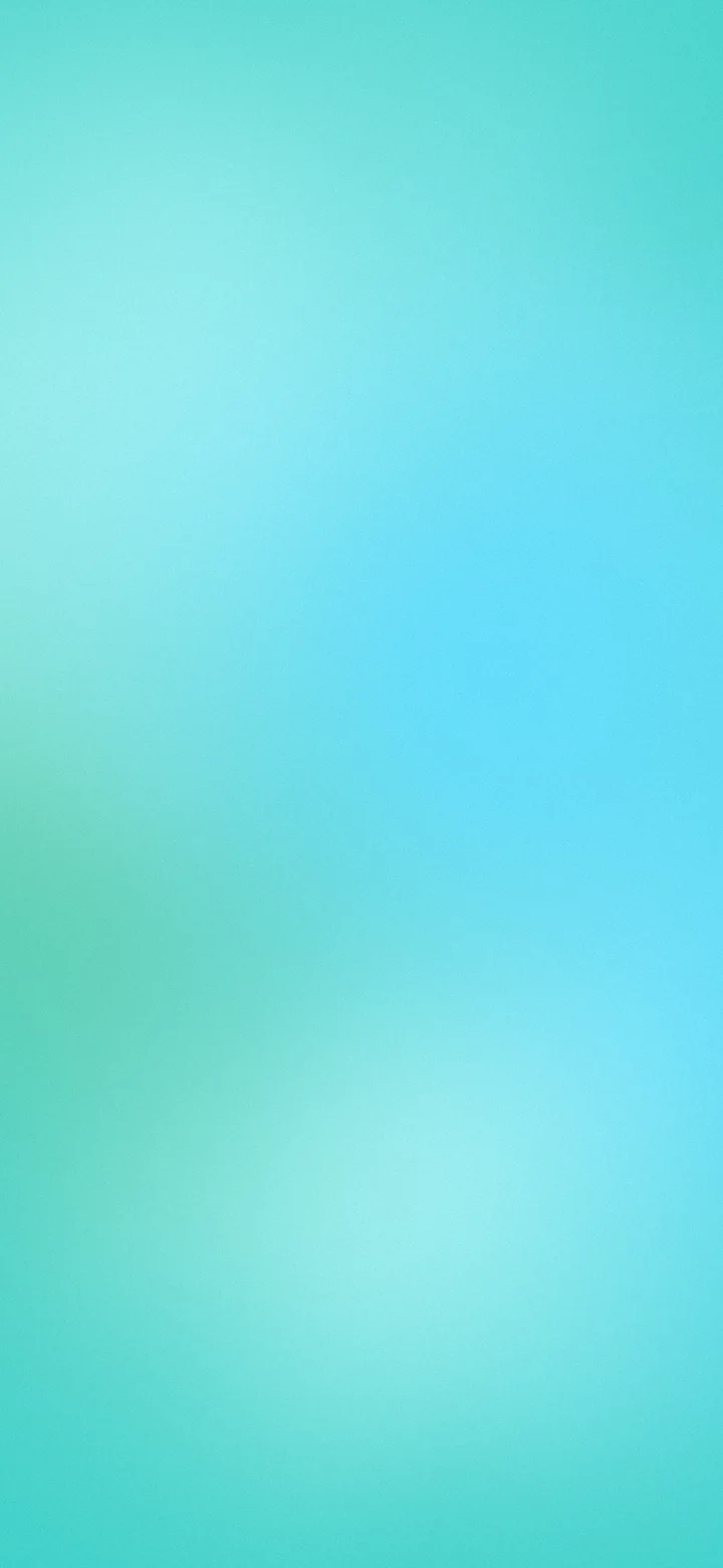 Turquoise Dreamy Aura Gradient wallpaper for iPhone and Android