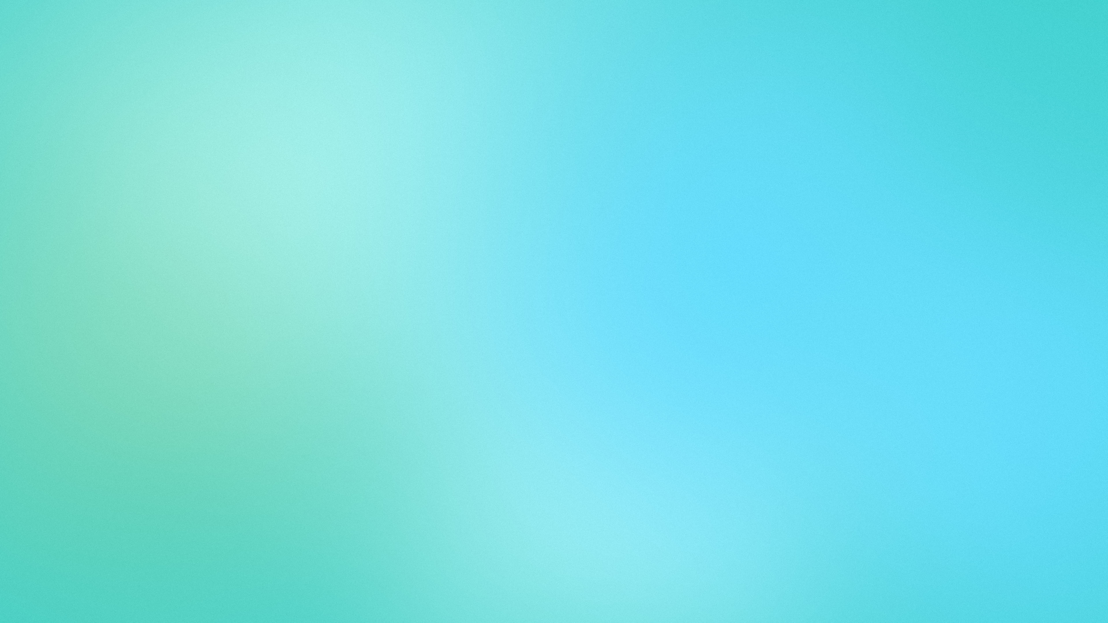 Turquoise Dreamy Aura Gradient desktop wallpaper in 4K