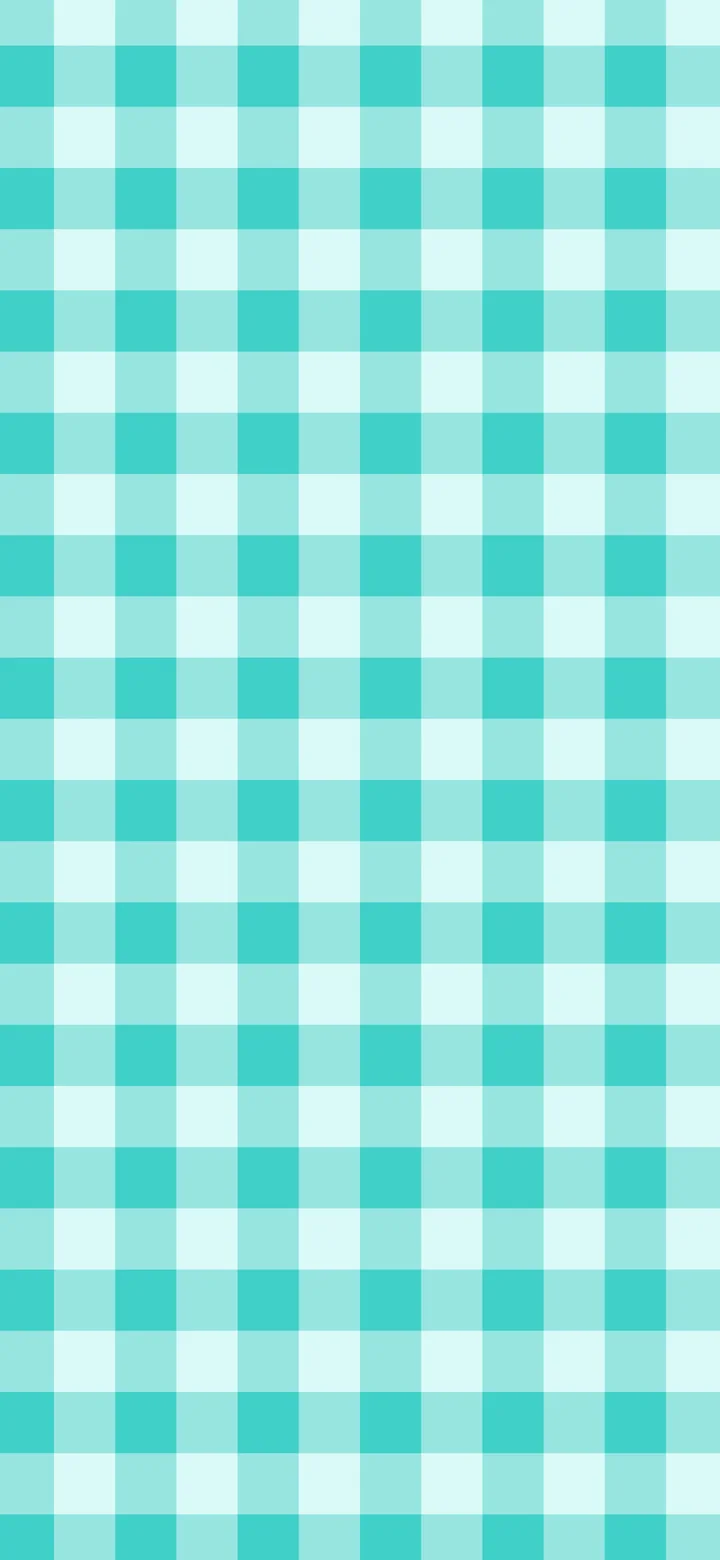 Turquoise Gingham wallpaper for iPhone and Android