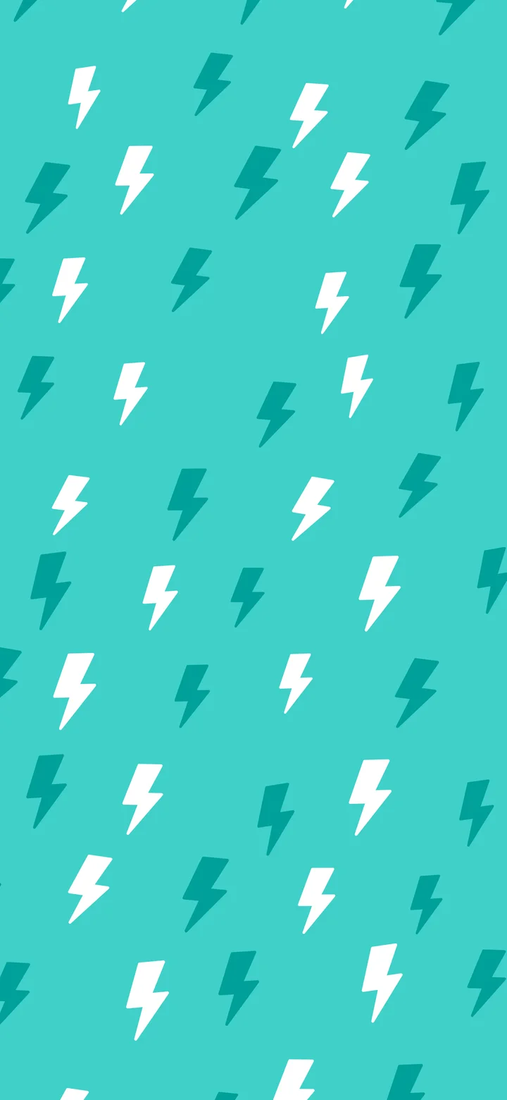 Turquoise Lightning Bolt Pattern wallpaper for iPhone and Android