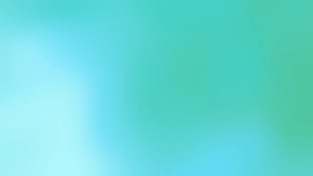 Turquoise Mesh Gradient desktop wallpaper in 4K