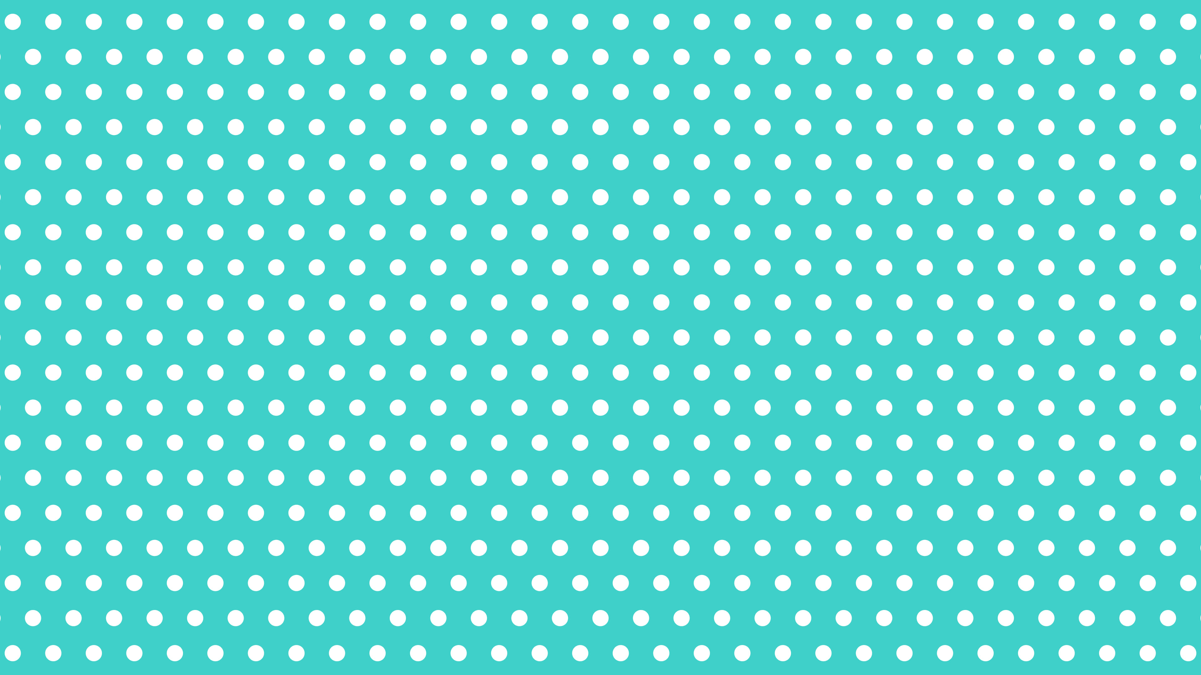 Turquoise Mini Polka Dot desktop wallpaper in 4K