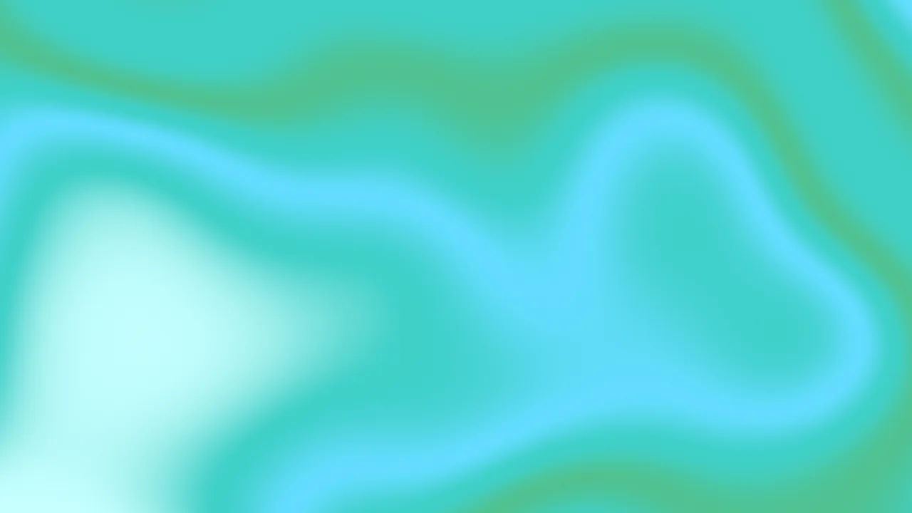 Turquoise Silky Gradient desktop wallpaper in 4K