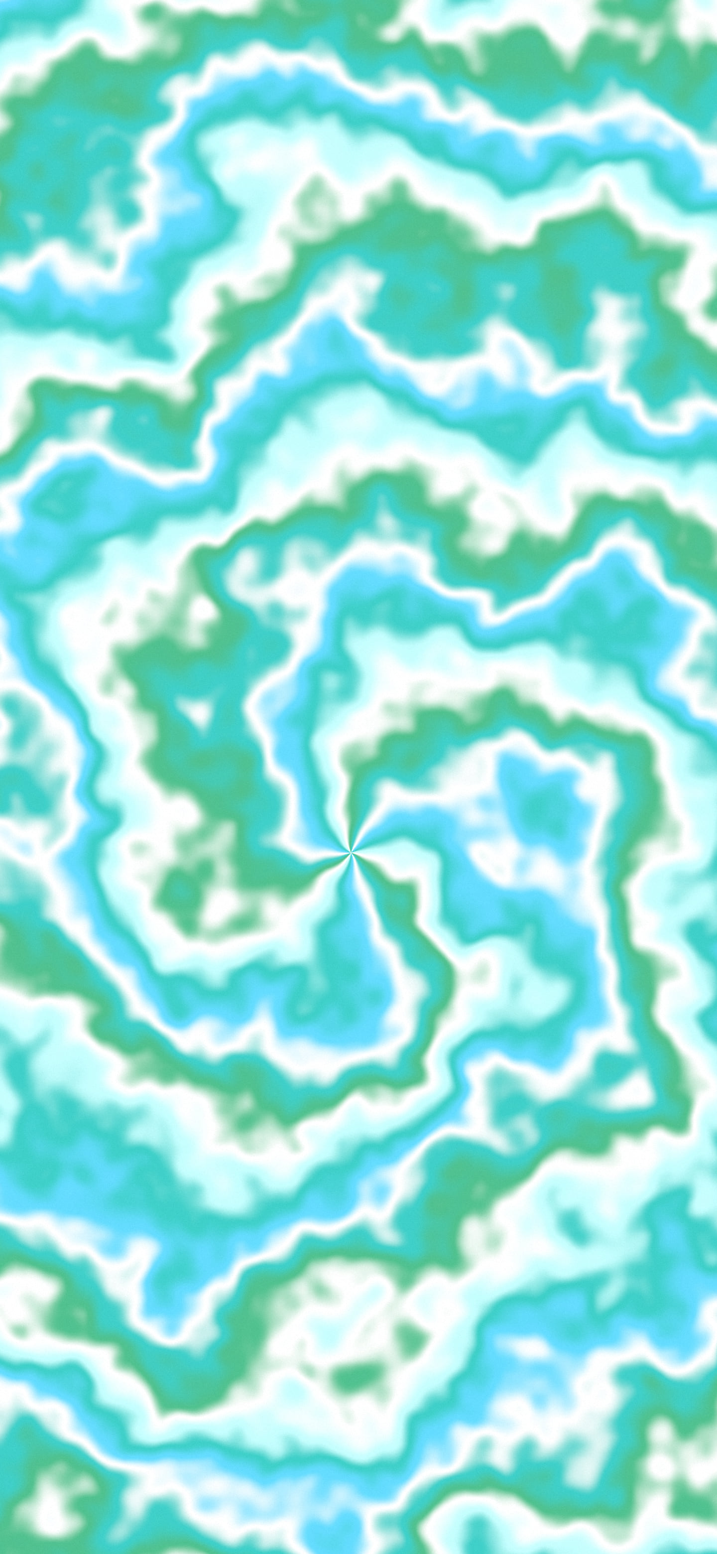 Turquoise Spiral Tie Dye wallpaper for iPhone and Android
