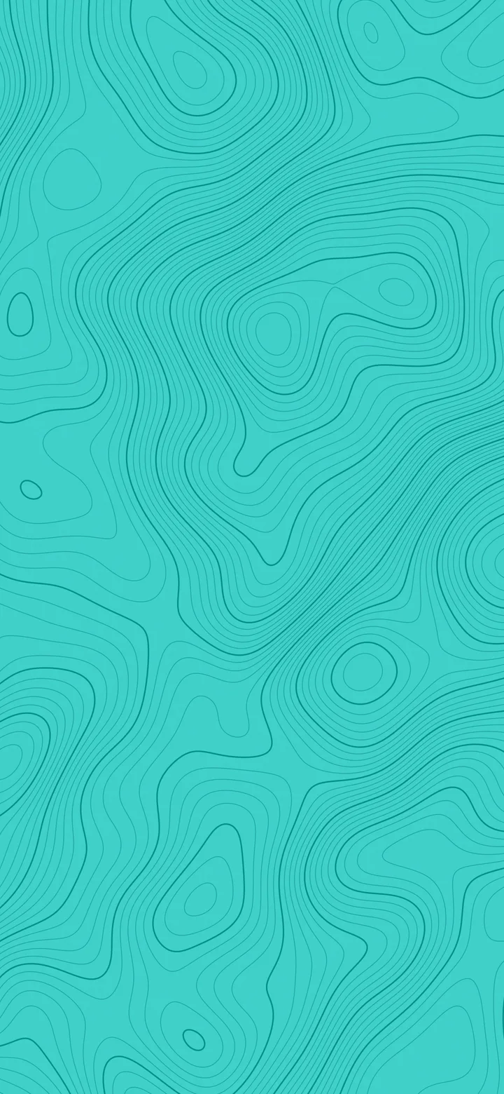 Turquoise Topographic Line wallpaper for iPhone and Android